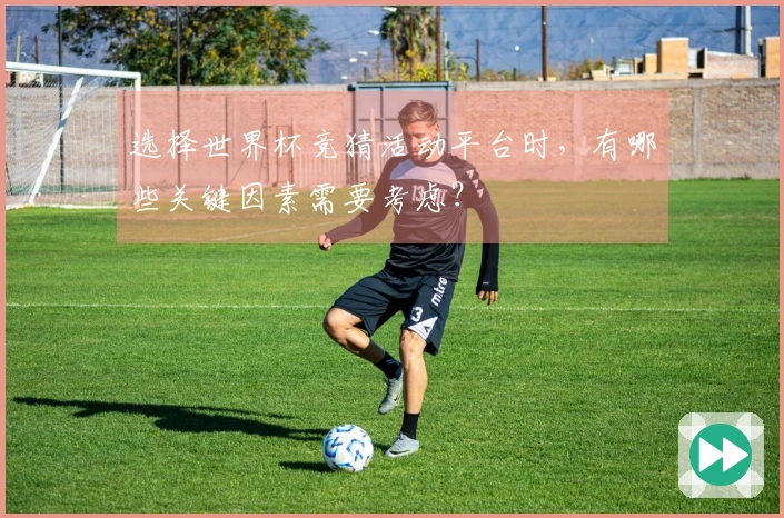 选择世界杯竞猜活动平台时，有哪些关键因素需要考虑？